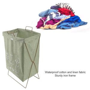 • Large capacity – perfect for clothes, towels & daily laundry • Foldable design – easy to store when not in use • Strong frame with durable fabric for long-lasting use