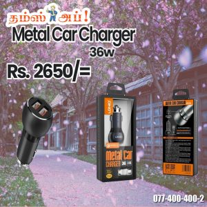 • ???? 36W Fast Charging – Ultra-fast power for your devices • ???? Dual USB Ports – Charge two devices at once بسهولة • ????️ Metal Body Design – Durable, heat-resistant & long-lasting