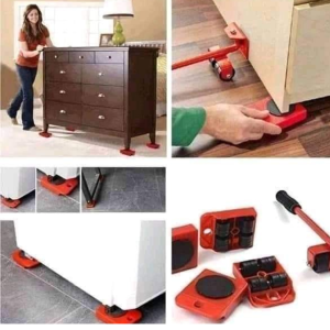 • Effortlessly move furniture, fridge, washing machine & more • Strong lever design reduces strain and saves time • 360° rotating pads for smooth and safe movement