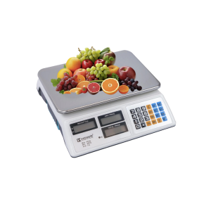 • High precision measurement up to 40KG capacity • Bright digital display for weight, price & total • Perfect for shops, supermarkets & daily business use