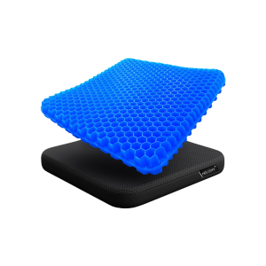 Soft gel design reduces pressure & back pain • Breathable honeycomb structure – no heat buildup • Perfect for office, home & long sitting use