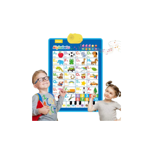 ✔ Interactive learning with letters, animals & sounds ✔ Built-in music keeps kids engaged and entertained ✔ Wall-mount design for easy use at home