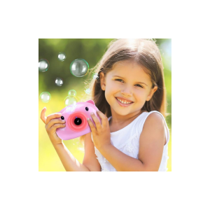 • Fun Bubble Blasting Camera for kids • Safe and Kid-Friendly Design • Lightweight & Easy to Use
