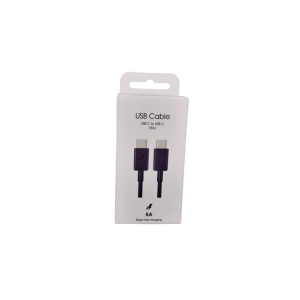 • Supports 8A super fast charging • Dual Type-C connectors for modern devices • Durable and safe cable design for long use
