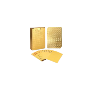 ✨ Premium gold finish for a luxury feel ???? Durable & water-resistant material ???? Perfect for parties, games & gifting