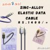• Durable zinc alloy build for long-lasting use • Elastic design prevents bending & breaking • Fast charging and high-speed data transfer