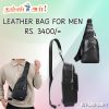 • Premium quality leather for long-lasting use ???? • Multiple compartments to keep essentials organized ???? • Lightweight & comfortable for daily travel ????‍♂️