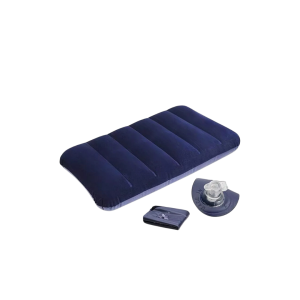 • ???? Easy to inflate & deflate in seconds • ???? Compact & portable – perfect for travel & camping • ???? Soft and comfortable support for better sleep