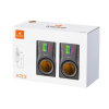 • ???? Deep Bass & Clear Sound Output • ???? Colorful RGB Lighting Design • ???? USB Plug & Play with Volume Control