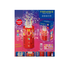 • ✨ Firework-style Lights with Bubble Spray • ???? Music + Colorful Lighting Effects • ???? Perfect for Parties, Birthdays & Kids Fun