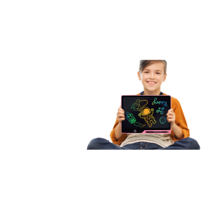 • Large 13” screen for better writing & drawing • Rechargeable battery – no need to replace cells • Perfect for kids learning, notes & creative fun