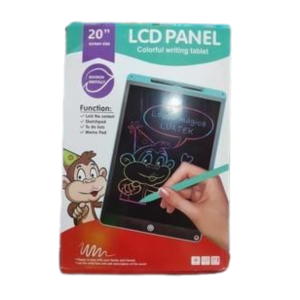• Extra large 20” screen for maximum writing space • One-touch erase – reusable & paperless • Ideal for kids learning, drawing & creative fun