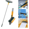 ✅ Scrub + scrape + wipe – all-in-one design ✅ Strong bristles remove tough dirt easily ✅ Long handle for easy, no-bend cleaning
