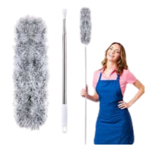 ✅ Soft microfiber traps dust effectively ✅ Long handle reaches high & hard areas ✅ Lightweight & reusable for daily cleaning