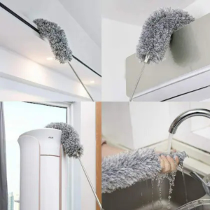 ✅ Soft microfiber traps dust effectively ✅ Long handle reaches high & hard areas ✅ Lightweight & reusable for daily cleaning