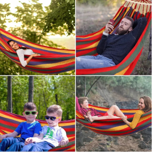 ✅ Strong fabric – supports up to 2 persons ✅ Lightweight & portable – easy to carry anywhere ✅ Perfect for home, garden & outdoor relaxation