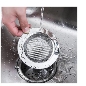 • Traps food waste and prevents blockages • Durable rust-proof stainless steel material • Easy to remove and clean