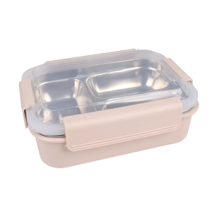 • Stainless steel interior for safe and hygienic storage • Multiple compartments to keep food separate • Leak-proof design for easy carrying anywhere
