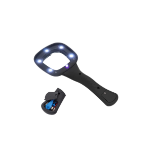 • ???? Built-in LED lights – perfect for dark or low-light use • ???? Strong magnification – read fine details easily • ????️ Ergonomic handle – comfortable for long use