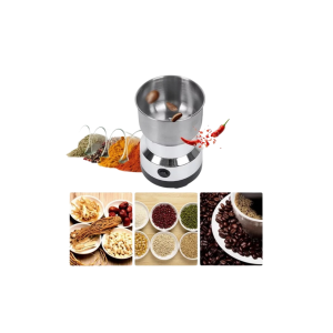 • Grinds coffee beans, spices & more efficiently • Powerful motor for quick and smooth grinding • Durable stainless steel design with modern look