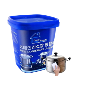 • Easily removes tough burnt & grease stains • Strong cleaning power with safe use • Restores shine in minutes
