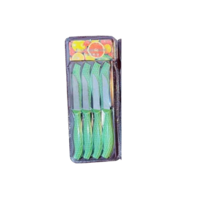 • 5-piece set perfect for fruits & vegetables • Sharp blades for smooth and precise cutting • Colorful ergonomic handles for better grip
