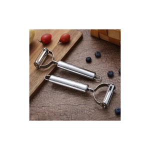• Sharp blade for smooth fruit & vegetable peeling • Rust-resistant stainless steel for long-lasting use • Comfortable grip handle for easy control