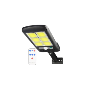 • Solar powered – no electricity needed • Remote control for easy operation & modes • Waterproof design for outdoor use