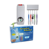 • Hands-free toothpaste dispensing system • Holds multiple toothbrushes neatly • Wall-mounted design – saves space & keeps bathroom clean