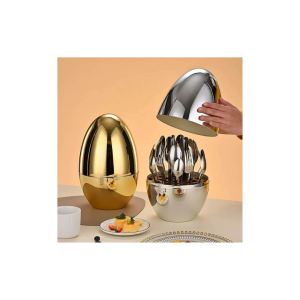 • High-quality stainless steel for long-lasting use • Elegant stand design for neat and organized storage • Perfect for daily meals and special occasions