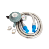 • Leak-proof secure design • Durable stainless steel hose for long use • Built-in pressure meter for safety monitoring