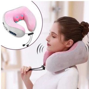 • Relieves neck pain and muscle tension • Soft cushion design for travel and home use • Easy control with simple on/off function