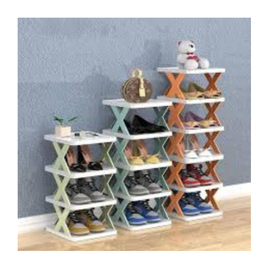 • Multiple tiers to store more shoes neatly • Strong and stable design for long-term use • Easy to assemble and space-saving