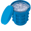• Makes ice and chills drinks at the same time • Smart design for easy ice release • Reusable and food-grade material
