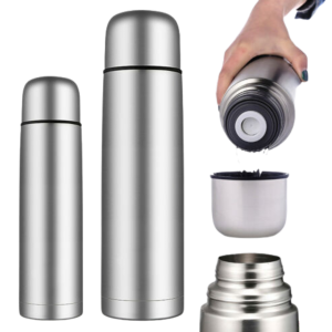 ☕ Maintains temperature for long hours ????️ Leak-proof and durable stainless steel body ???? Portable design, perfect for travel & daily use