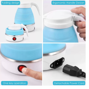 ???? Foldable design, perfect for travel & saving space ⚡ One-touch operation for quick boiling ???? Detachable power cord for easy use & storage