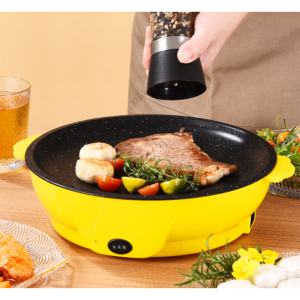 • Fast heating with even heat distribution • Non-stick surface for easy cleaning • Ideal for frying, grilling, and everyday cooking