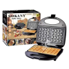 • Fast heating for quick waffle making • Non-stick plates for easy release and cleaning • Perfect shape with crispy texture every time