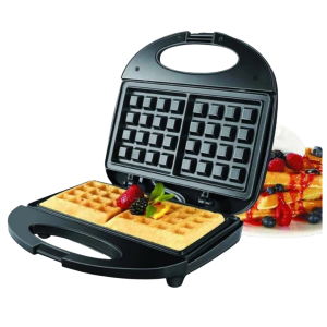 • Fast heating for quick waffle making • Non-stick plates for easy release and cleaning • Perfect shape with crispy texture every time