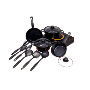 • All-in-one set for everyday cooking needs • Non-stick coating for easy cooking and cleaning • Durable design for long-lasting use