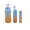 • Time markers to track your daily water intake • Leak-proof design for easy carrying • Stylish colors for a trendy look