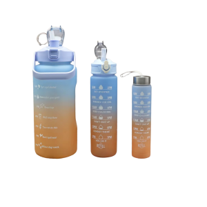 • Time markers to track your daily water intake • Leak-proof design for easy carrying • Stylish colors for a trendy look