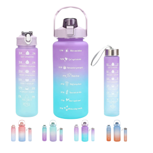• Time markers to track your daily water intake • Leak-proof design for easy carrying • Stylish colors for a trendy look