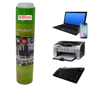 • Suitable for laptops, keyboards, phones, and more • Effectively removes dust, dirt, and stains • Safe and quick-drying formula