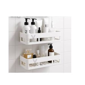 • Easy installation without drilling • Perfect for organizing bottles, cosmetics, and essentials • Waterproof and sturdy design