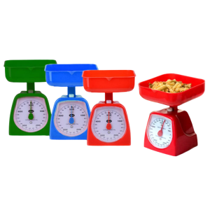 • Weighs up to 5KG – ideal for daily cooking • Clear dial for easy reading • Durable plastic body for long-lasting use