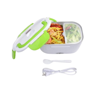 • ???? Electric heating – keeps your food warm • ???? Multiple compartments – separate your meals easily • ???? Portable handle – easy to carry anywhere