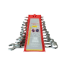 • ???? 12 sizes – fits different nuts & bolts • ???? Strong metal – durable and long lasting • ???? Organized holder – easy storage & access