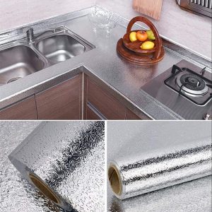 • ????️ Oil & water resistant – keeps surfaces clean • ???? Heat resistant – safe near stoves • ✂️ Easy cut & stick – simple DIY installation