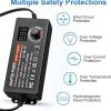 ANLIXUN UNIVERSAL ADAPTER WITH DIGITAL DISPLAY SWITCH CONTROL